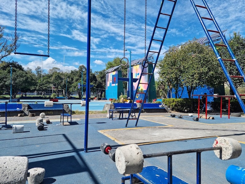 Parque de ejercicios al aire libre