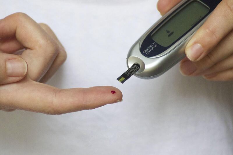 Medición de glucosa en sangre