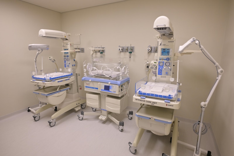 Imagen del nuevo hospital materno infantil, en Coatzacoalcos, Veracruz, que atenderá a mujeres embarazadas, recién nacidos y niñas y niños de la región