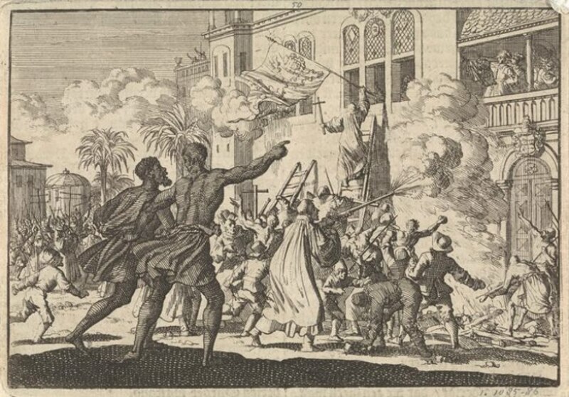 La rebelión de los esclavos en Santo Domingo