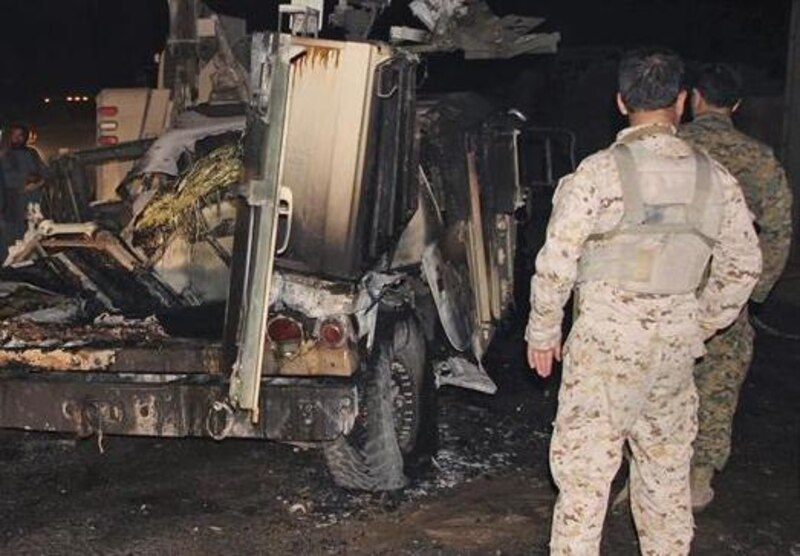 Ataque a un vehículo militar en Irak