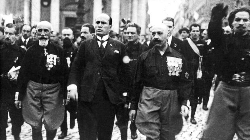 Benito Mussolini y la Marcha sobre Roma