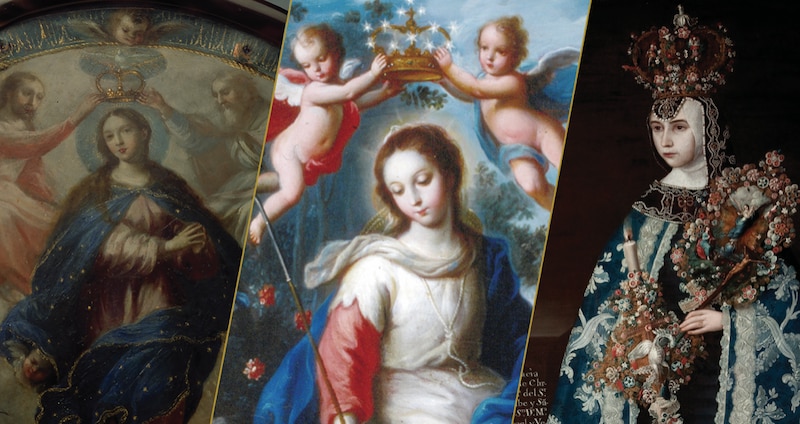 La Inmaculada Concepción y dos donantes