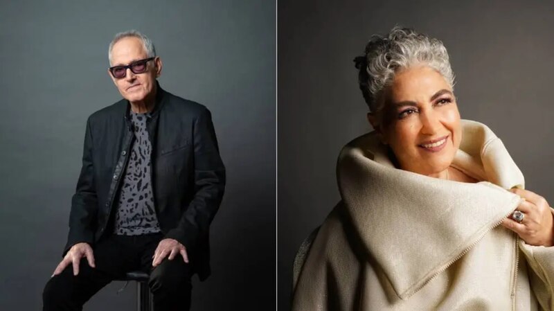 Los actores mexicanos Silvia Pinal y Arturo Peniche