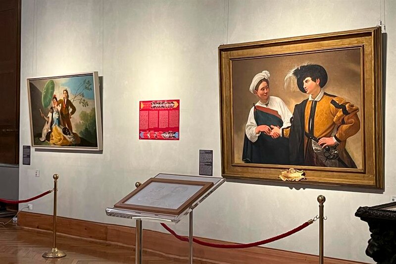 Retrato de dos jóvenes esposos de Lorenzo Lotto