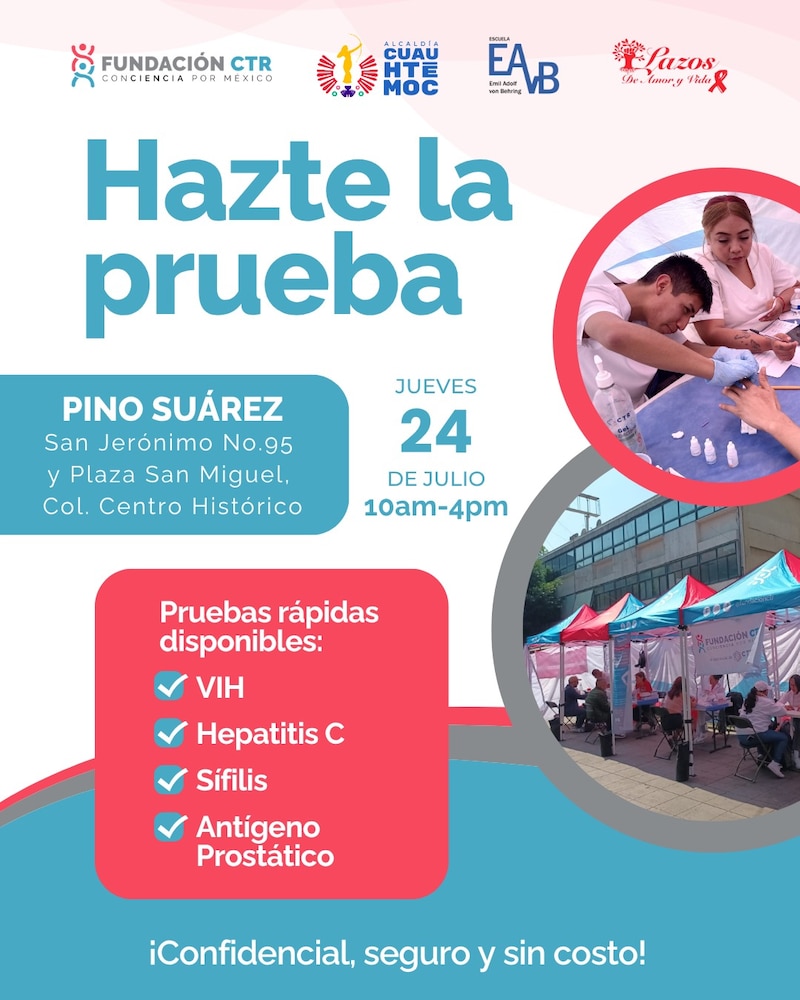 Fundación CTR realizará pruebas de detección gratuitas para la detección del virus de Hepatitis C
