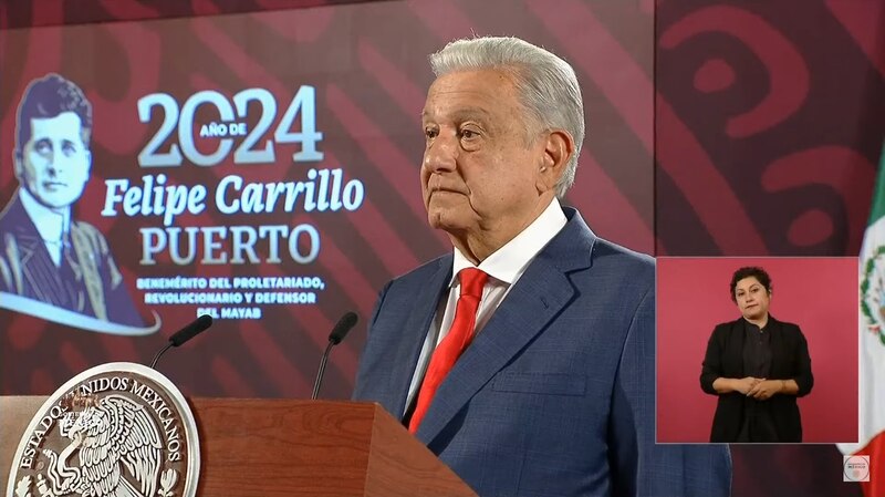 El presidente Andrés Manuel López Obrador encabeza la ceremonia del 103 aniversario del natalicio de Felipe Carrillo Puerto