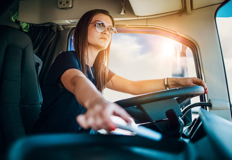 Mujer camionera