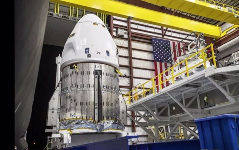 Cohete de SpaceX listo para su lanzamiento