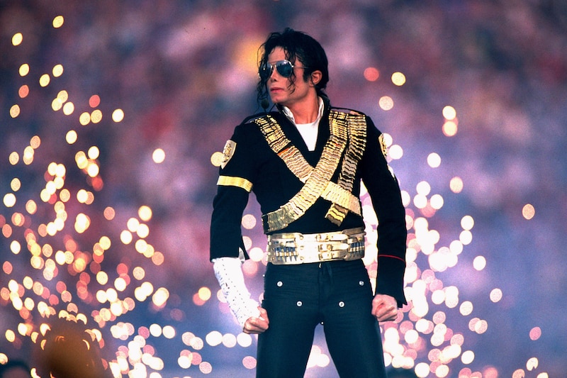 Michael Jackson en el Super Bowl XXVII en1993