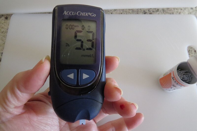 Medición de glucosa en sangre