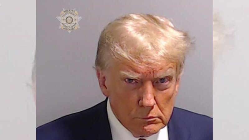 Foto de Donald Trump tras ser arrestado