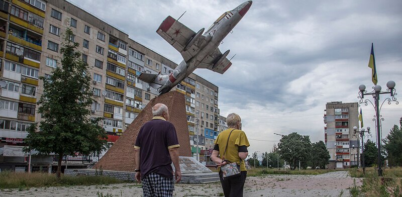 Monumento a la Guerra Fría en Ucrania