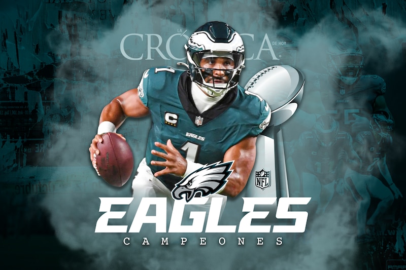 Philadelhia Eagles campeones del Super Bowl LIX de la NFL con Jalen Hurts como MVP.