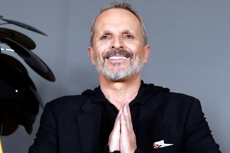 El cantante español Miguel Bosé