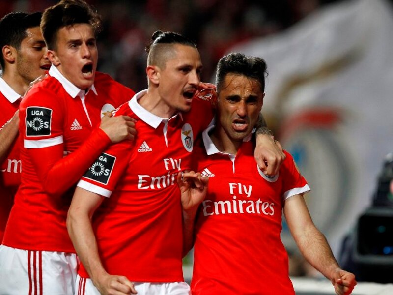 El Benfica celebra su victoria en la Primeira Liga