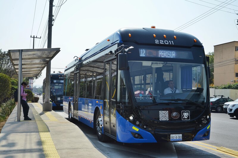 Autobús eléctrico en la Ciudad de México