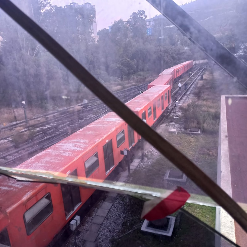 Tren en la Ciudad de México