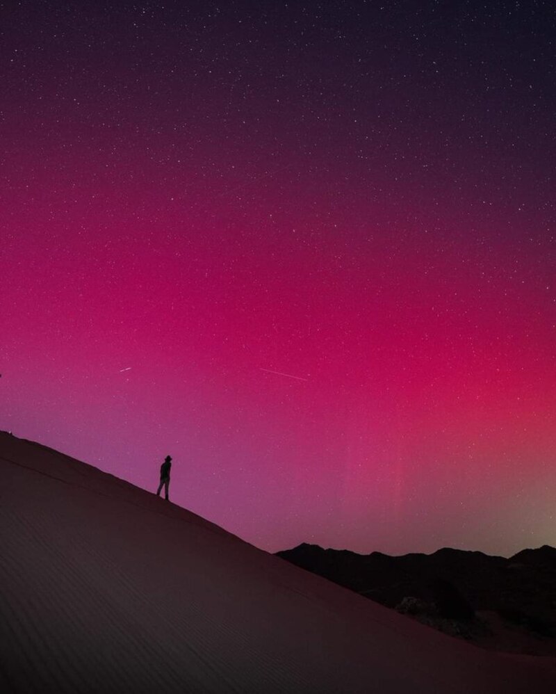 Mirando hacia el cielo estrellado