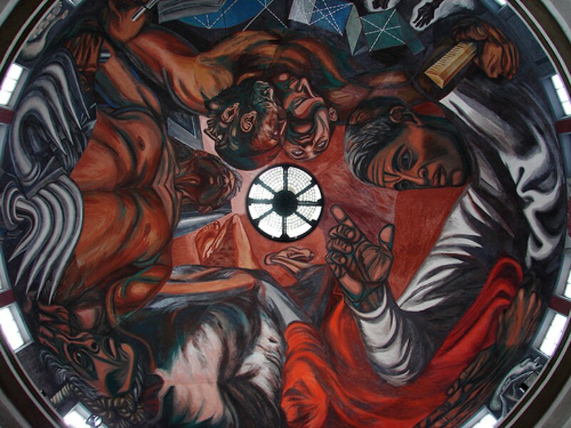 El mural de la UNAM