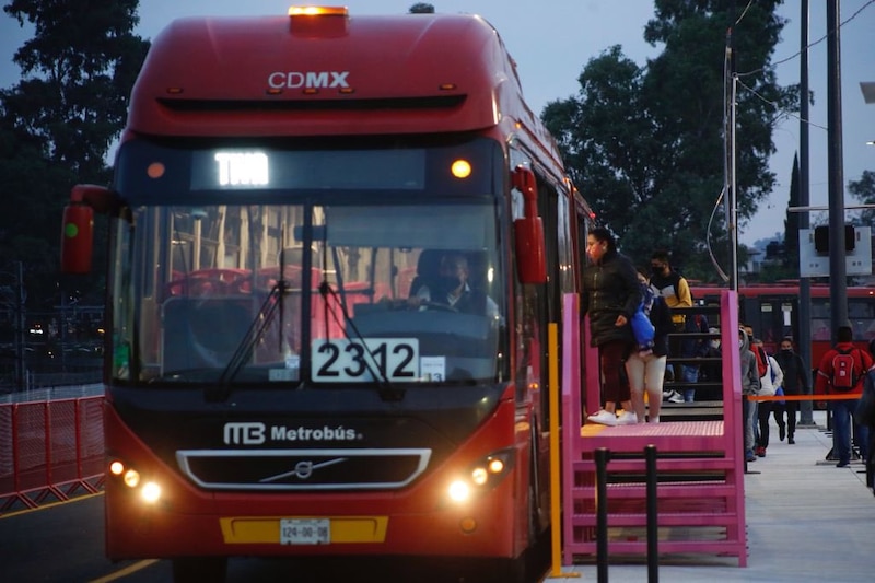 Autobús público en la Ciudad de México