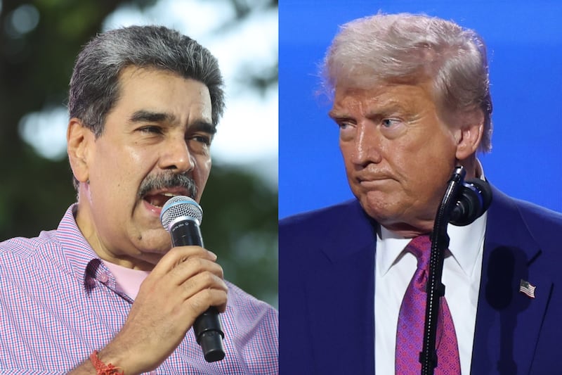 Nicolás Maduro y Donald Trump