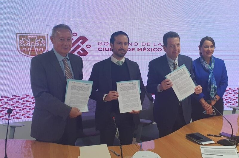 Firma de convenio entre el gobierno de la Ciudad de México y la Universidad Nacional Autónoma de México