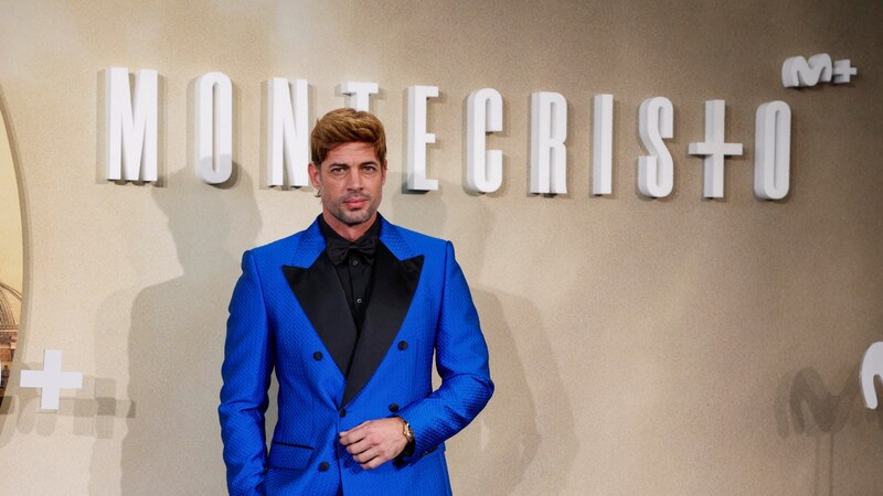 El actor William Levy en el estreno de la serie "Montecristo"