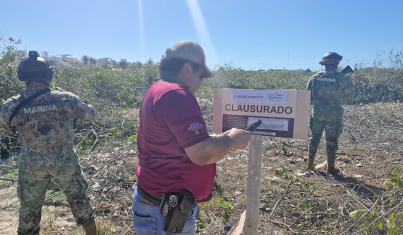 Profepa señaló que se vinculó a proceso y ratificó la prisión preventiva, por el presunto daño a manglares para la lotificación y venta de terrenos ganados al mar en Puerto de Sisal