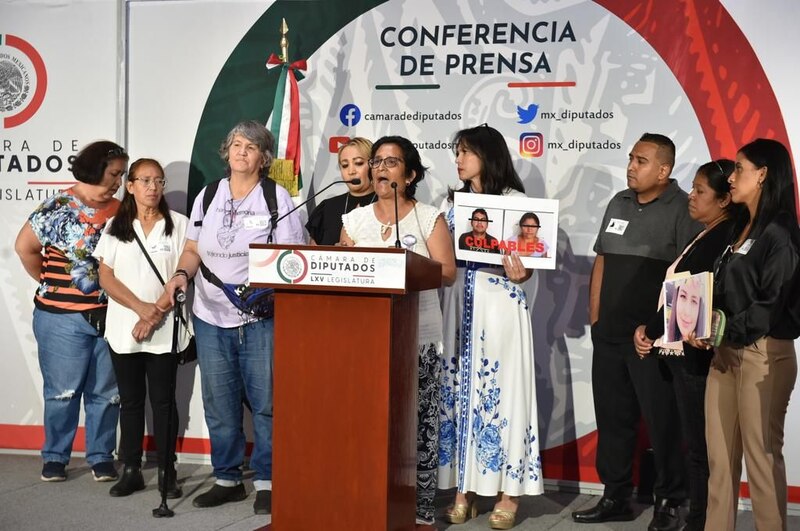 Conferencia de prensa sobre el caso de las mujeres desaparecidas en México