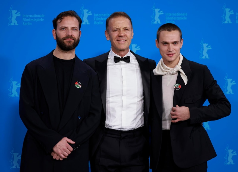 Actores en la alfombra roja del Festival de Cine de Berlín