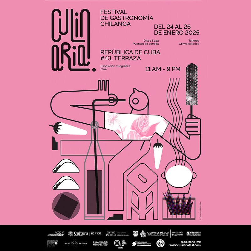 Flyer oficial de Culinaria MX