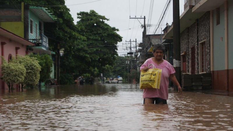 Inundaciones en Centroamérica