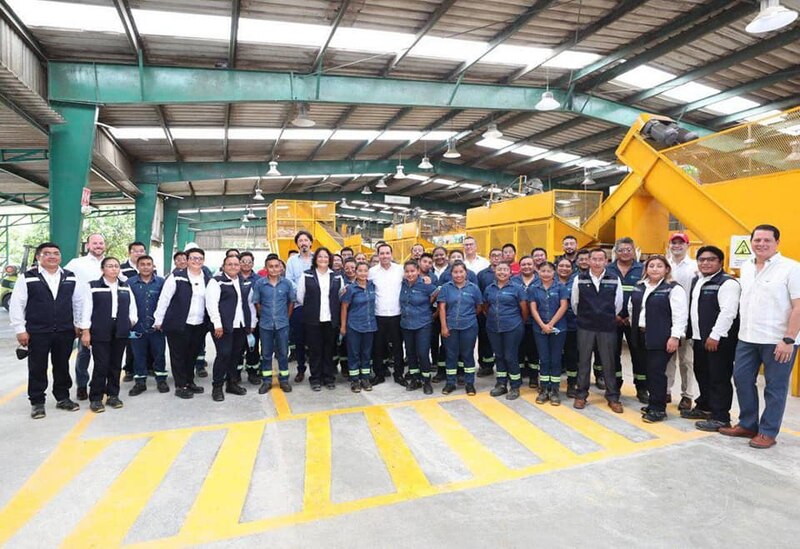 Visita a la planta de reciclaje de PET en Toluca
