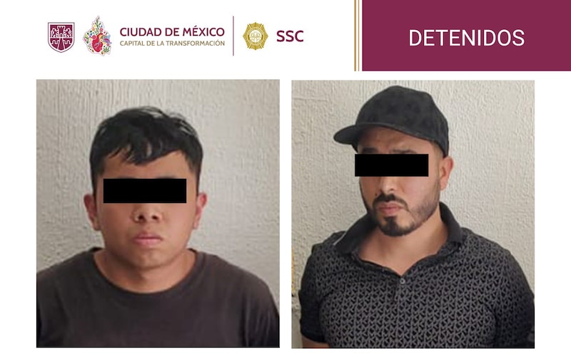 Jonathan Nahum Garcinia Ramírez y Adrián Escobar Loera, alias "El Raider" fueron detenidos en la alcaldía Cuauhtémoc de la Ciudad de México.