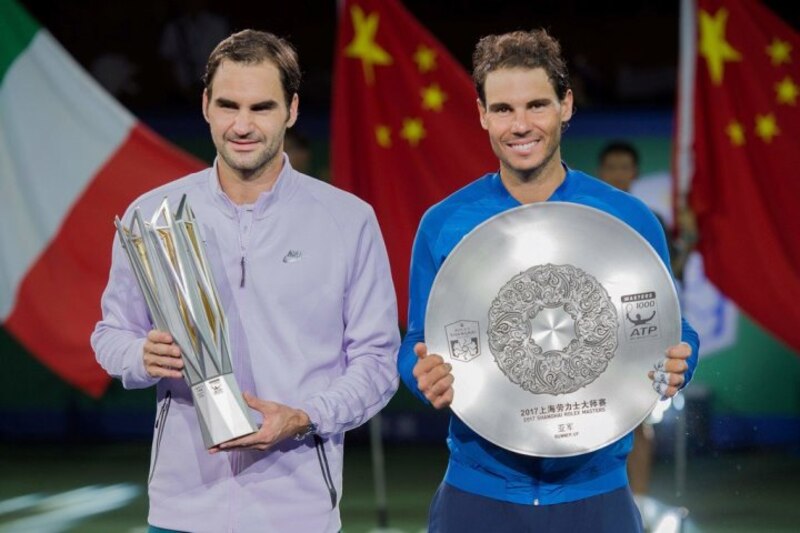 Federer y Nadal, juntos en la cima del tenis mundial