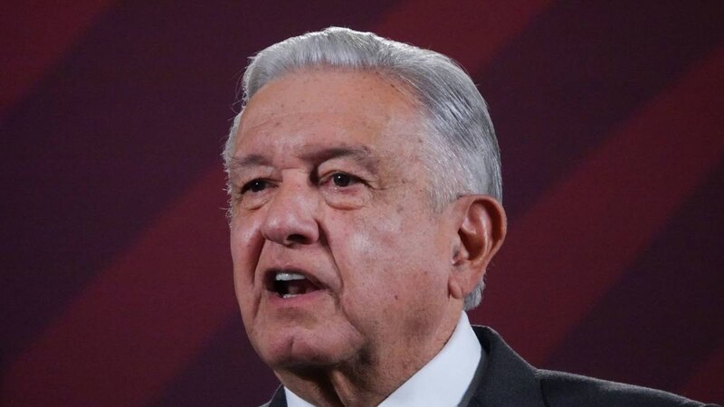 El presidente Andrés Manuel López Obrador durante una conferencia de prensa.