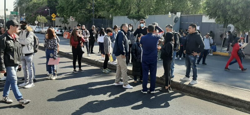 Protesta en la calle contra el gobierno