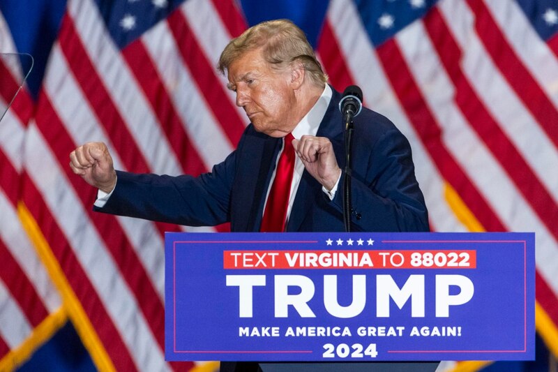 Trump haciendo un bailecito