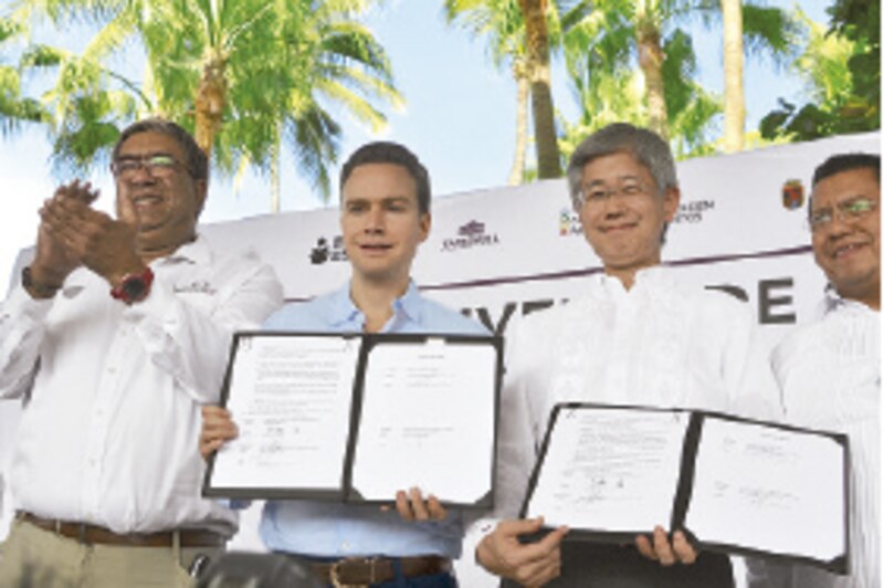 Firma de convenio para la construcción de un nuevo hospital en la ciudad de San Pedro Sula