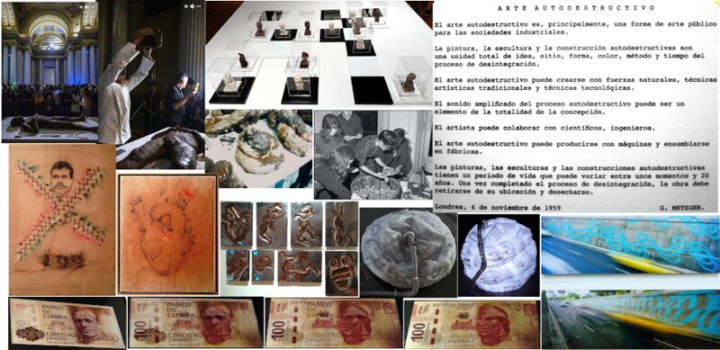 El arte autodestructivo