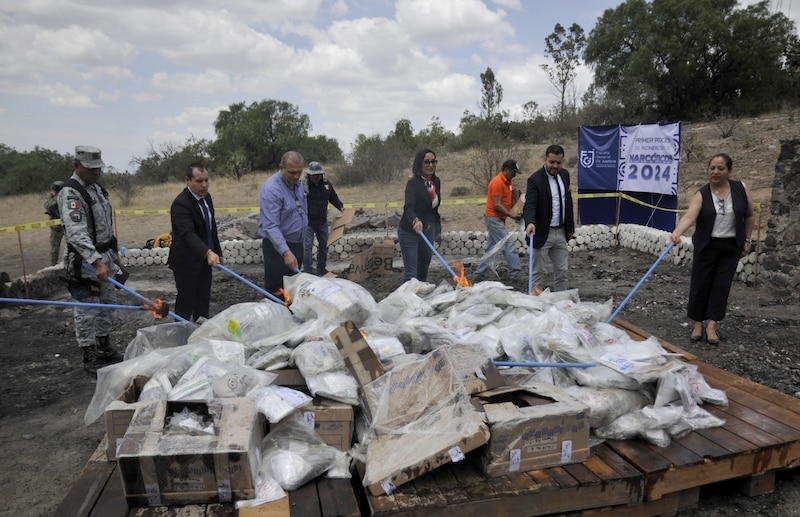 Destrucción de drogas en México