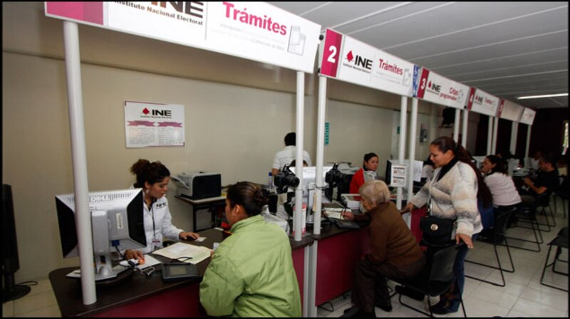 Trámites en el INE