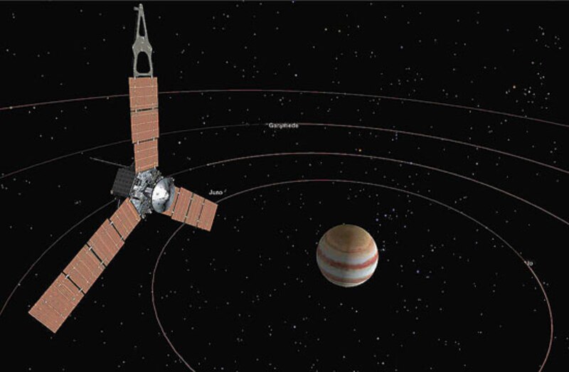 La sonda espacial Juno de la NASA llega a Júpiter