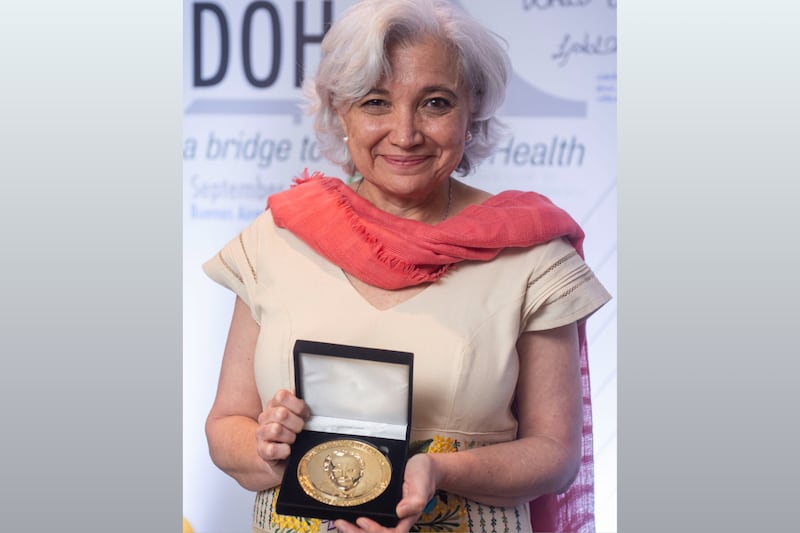 Dra. Elena Zambrano, investigadora del Departamento de Biología de la Reproducción del Instituto Nacional de Ciencias Médicas y Nutrición Salvador Zubirán.