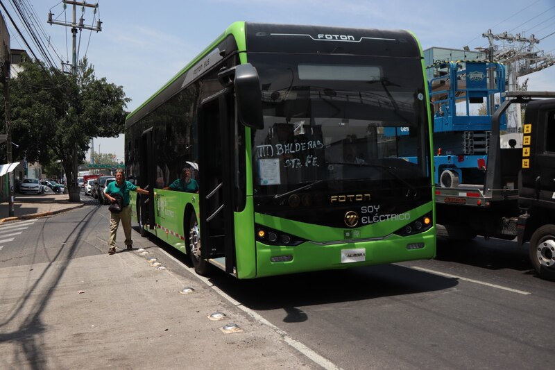 Nuevo autobús eléctrico en la Ciudad de México