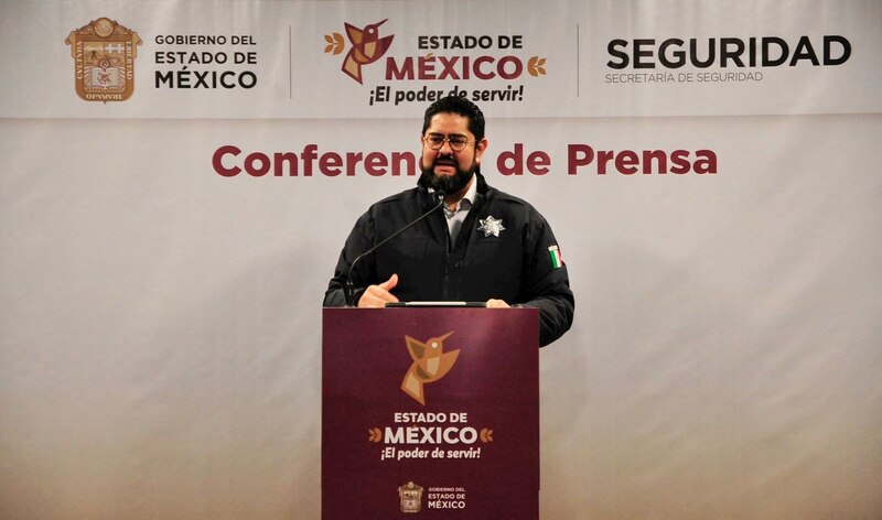 Title: Conferencia de prensa del gobierno del Estado de México