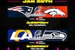 NFL: partidos, fechas y horarios de las finales de Conferencia 