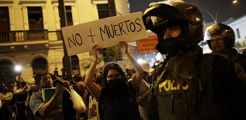 Protesta en Chile contra la violencia policial