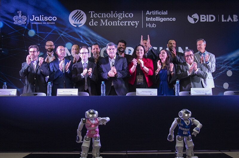 Presentación de los nuevos robots del Tecnológico de Monterrey